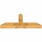 Ekena Millwork Portland Rough Sawn Timber Gable Bracket, Western Red Cedar, 60"W x 25"H x 6"D x 6"F, 10/12 Pitch GBW060X25X0606POR00RWR - alternate 5